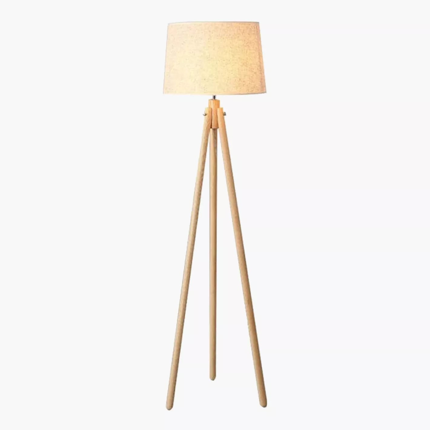 Modern Wooden Floor Lamp - 155 cm