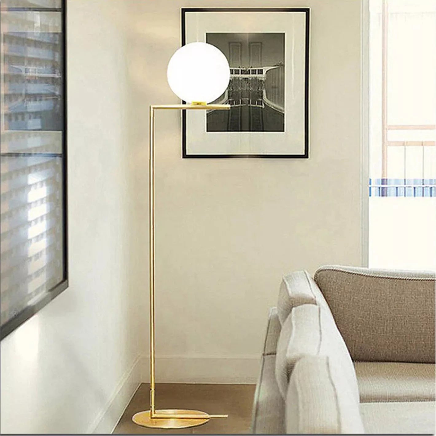 Metal Floor Lamp - 165 cm