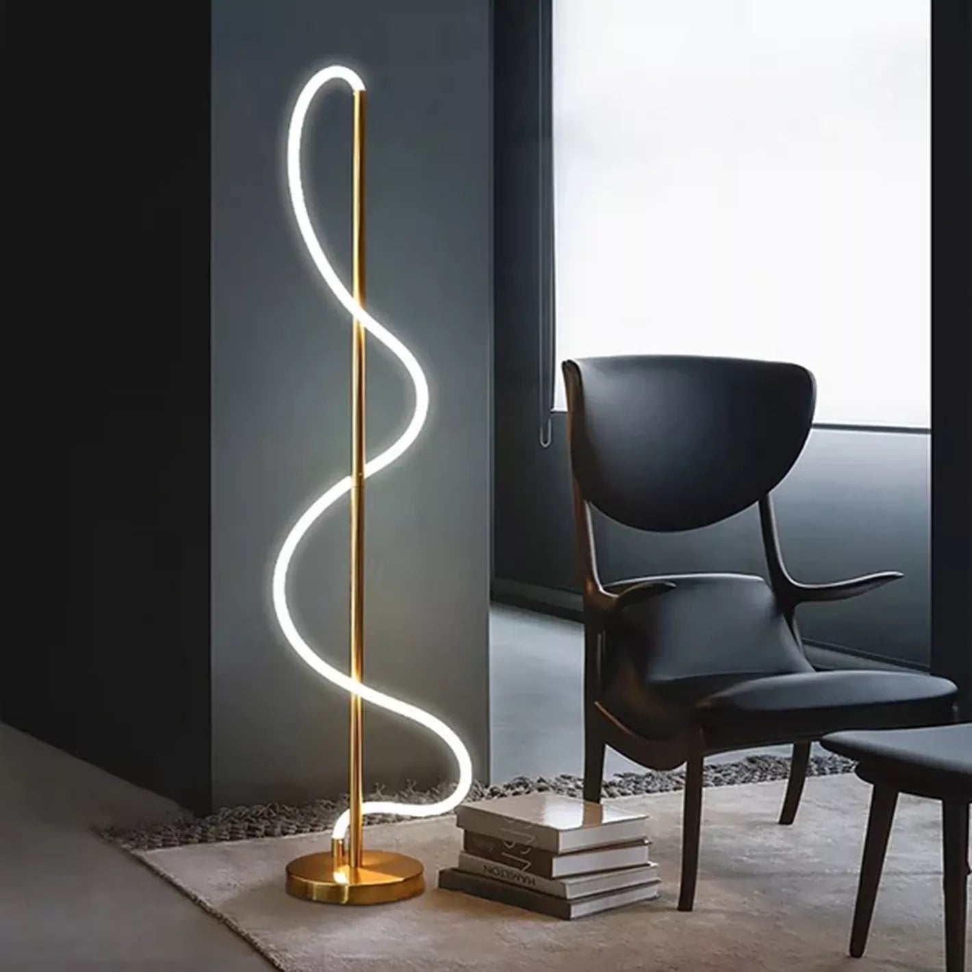 Music Notes Metal LED Floor Lamp - 165 cm