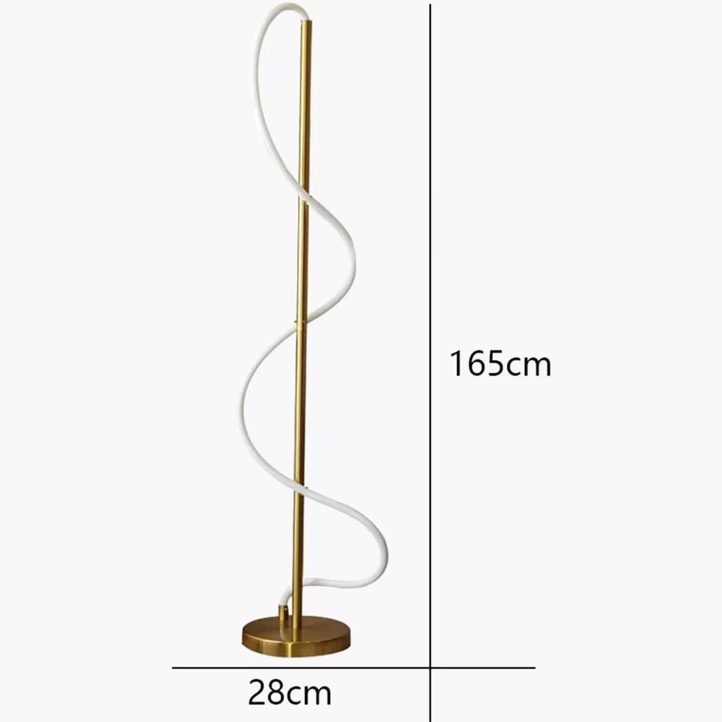 Music Notes Metal LED Floor Lamp - 165 cm