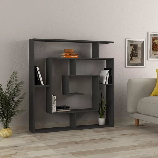 Bookcase With Five Sturdy Shelves For Living Rooms, Bedrooms, Or Offices - COOLBABY