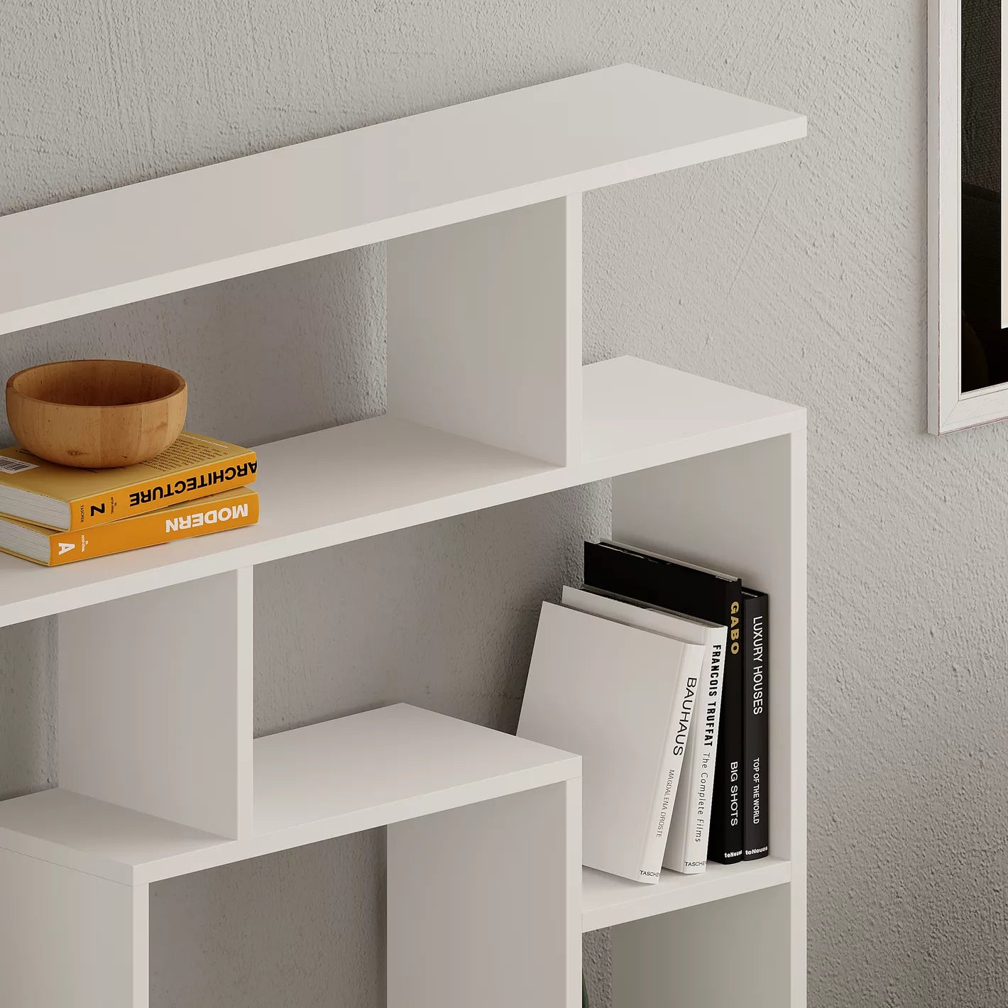 Bookcase With Five Sturdy Shelves For Living Rooms, Bedrooms, Or Offices - COOLBABY