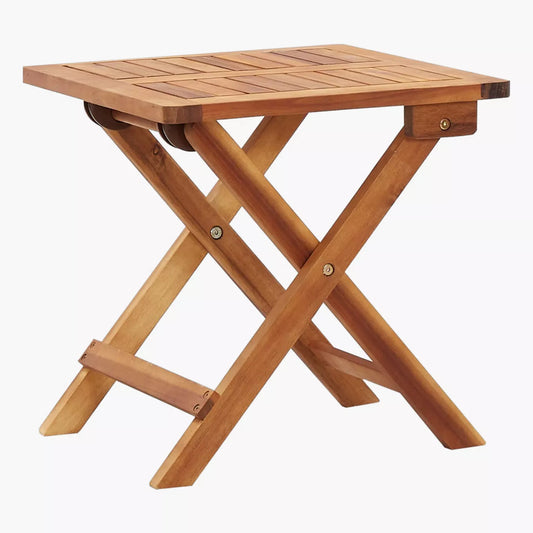 Foldable Wooden Top Coffee Table For Modern Outdoor Areas