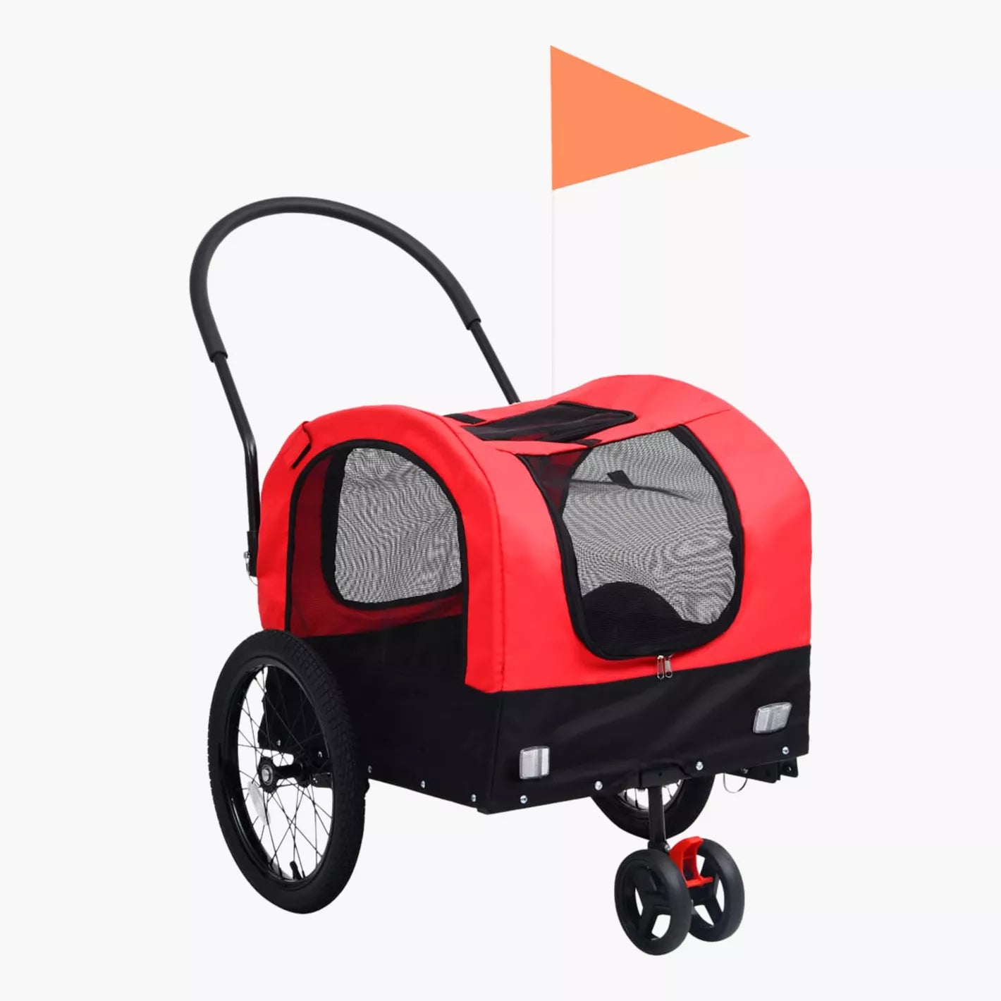 2-in-1 Pet Bike Trailer and Jogging Stroller