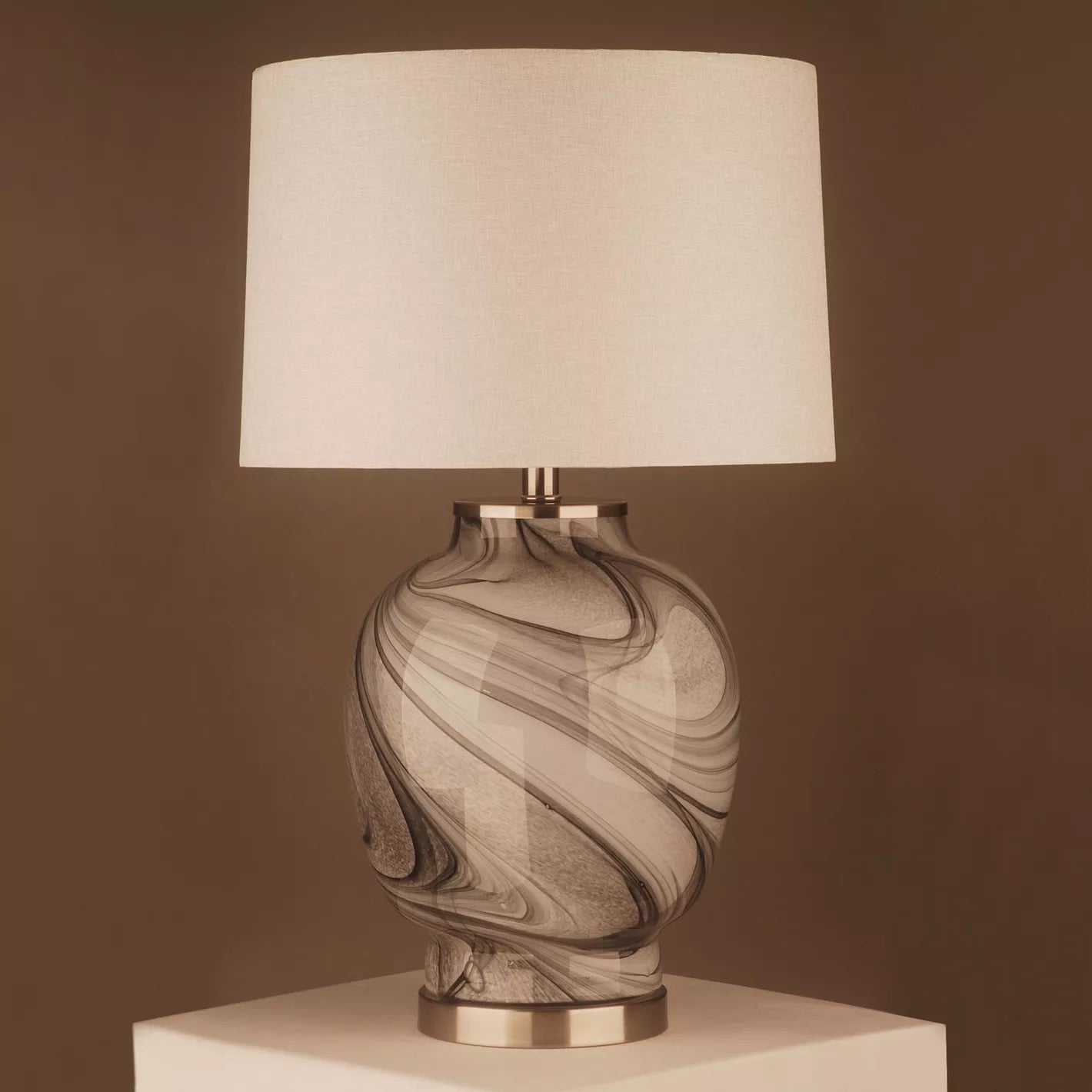 Glass Table Lamp - 68 cm