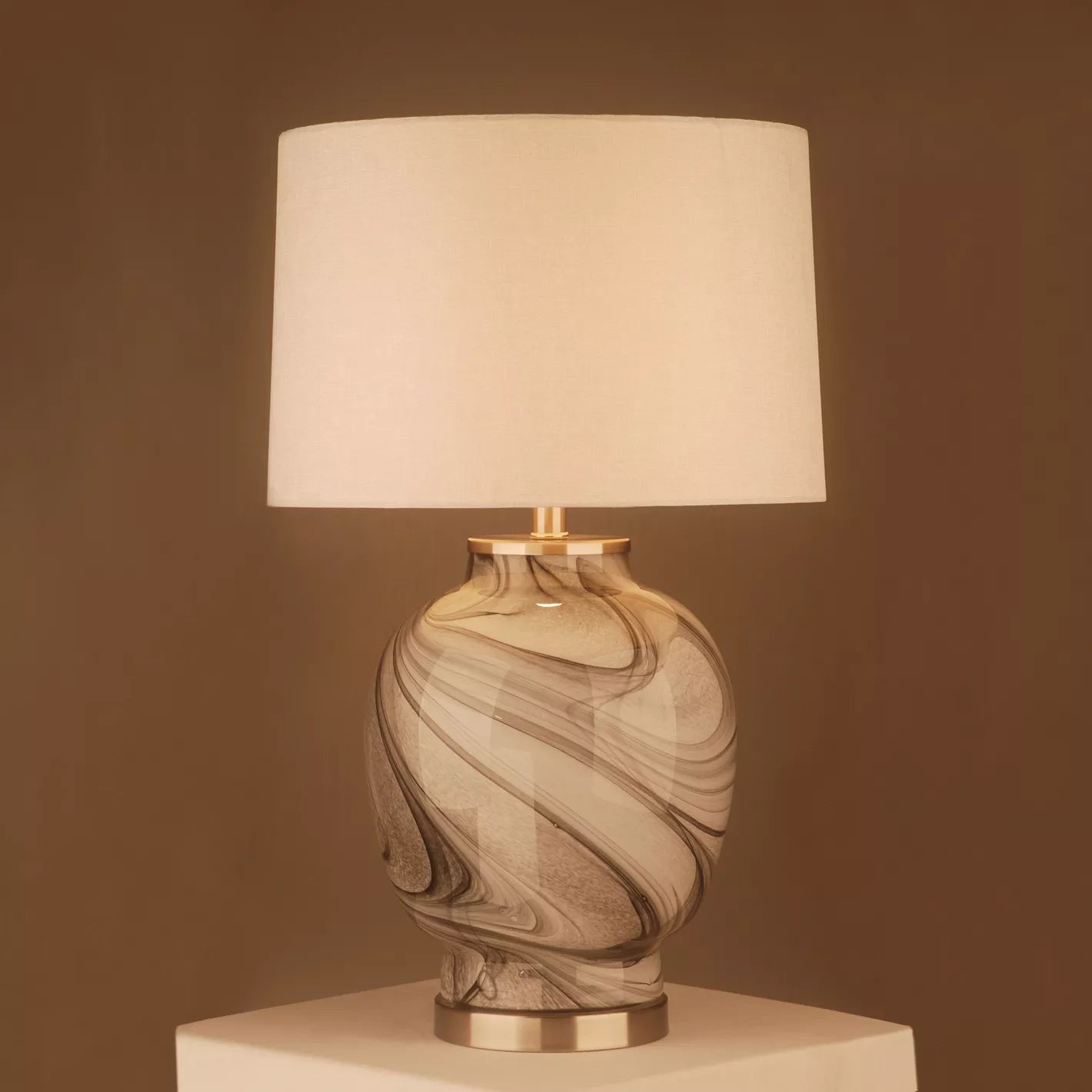 Glass Table Lamp - 68 cm