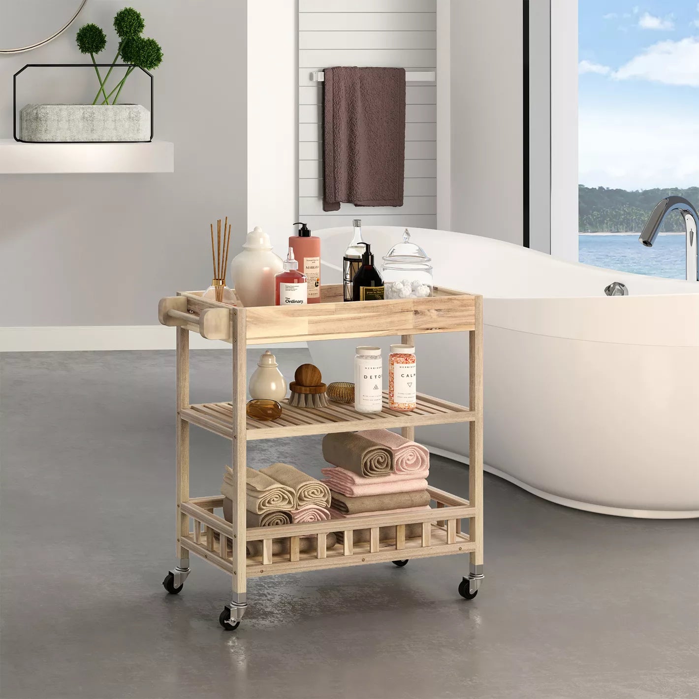 Holger 3-Tier Kitchen Trolley