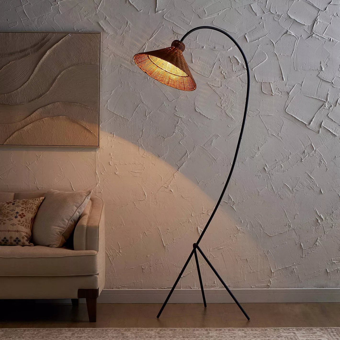 Metal Floor Lamp - 185 cm