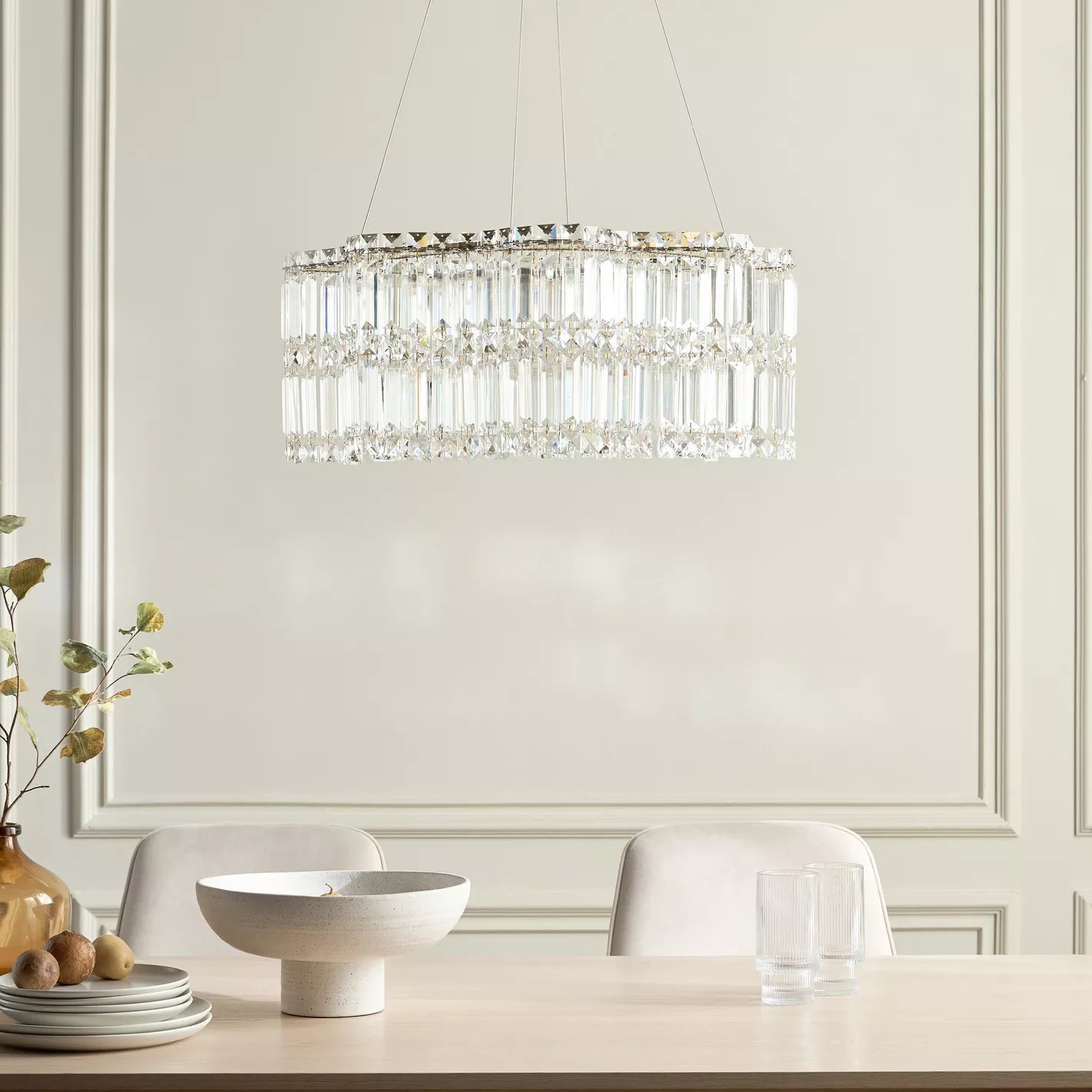 Glass LED Chandelier