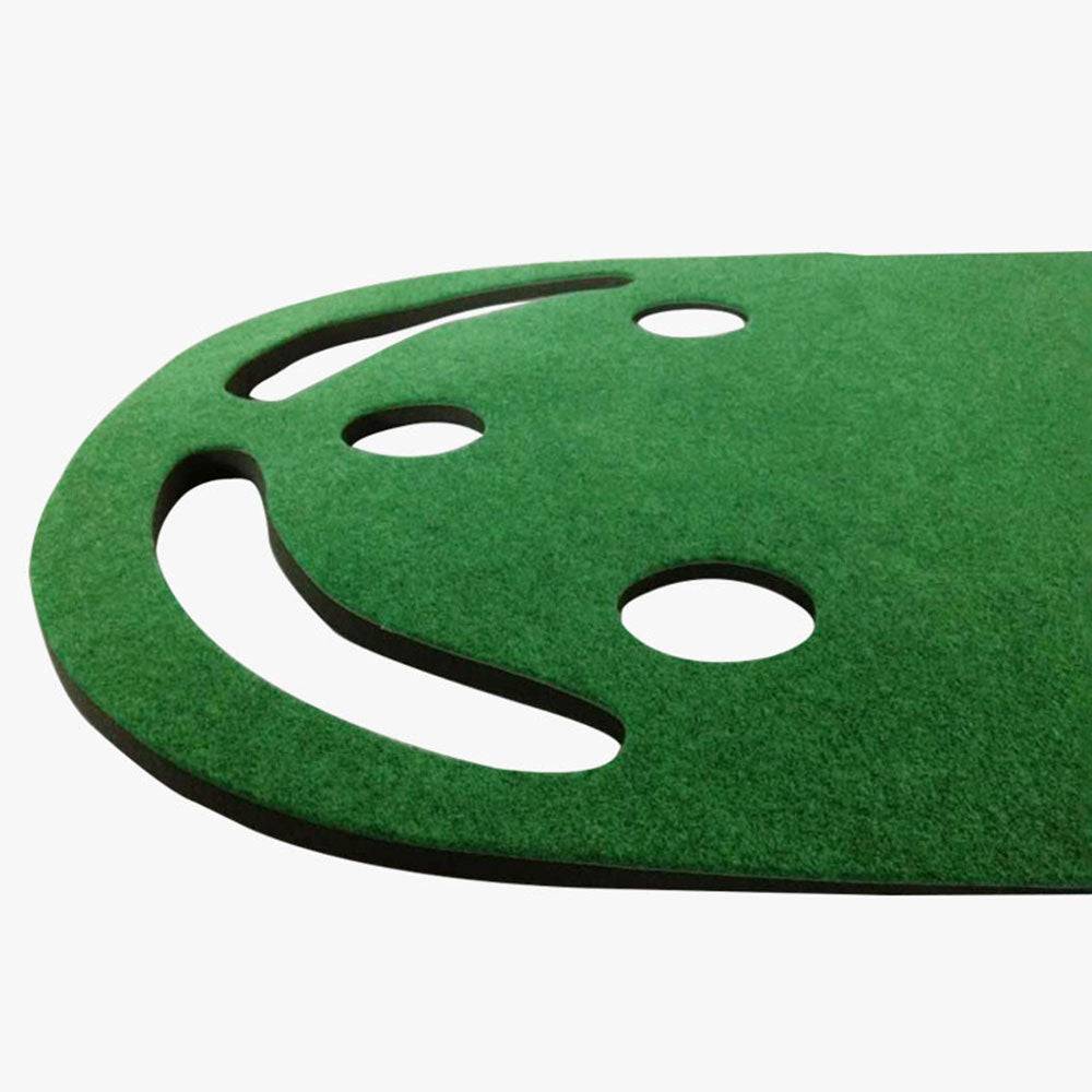 COOLBABY Par Three Golf Putting Green,Indoor Golf Home Office Putter Mat,275 * 92CM - COOL BABY