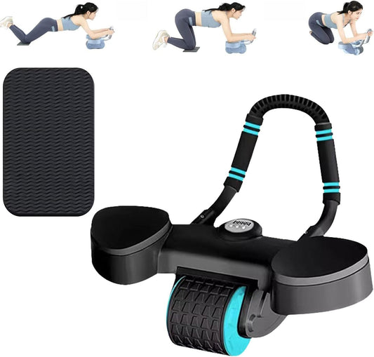COOLBABY Ab Roller Wheel 4D Dynamic Core Trainer with Elbow Support No-slip Handle Ab Roller for Abs Workout Exercise Wheels for Abs Training-Multiple color options - COOLBABY