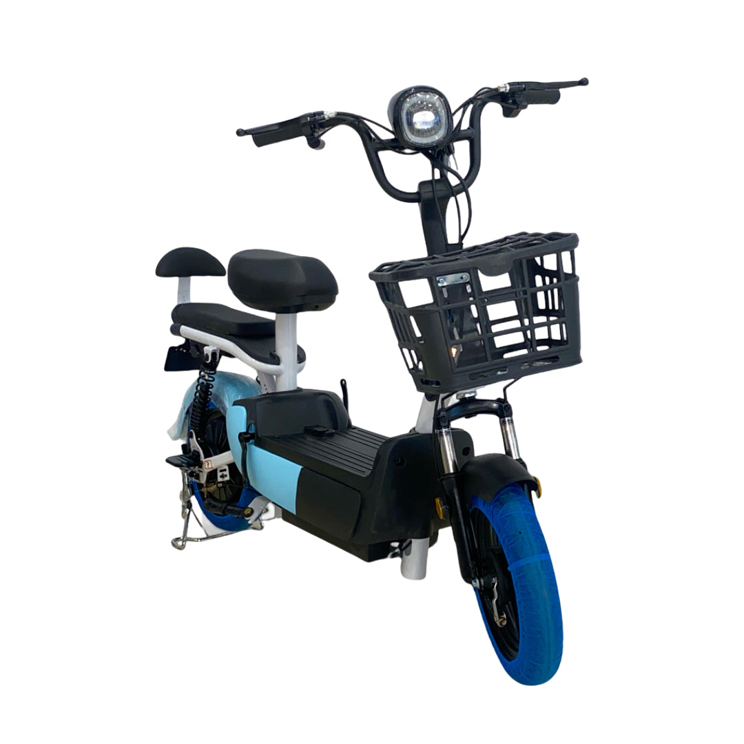 Megawheels Jazz Electric Moped Scooter 48V with Pedal Assist, Remote Alarm - COOLBABY