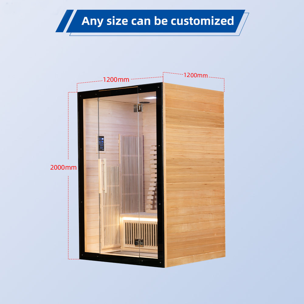 Couple Infrared Sauna With Ceramic Wall Low Emf Far Infrared Heating Panel