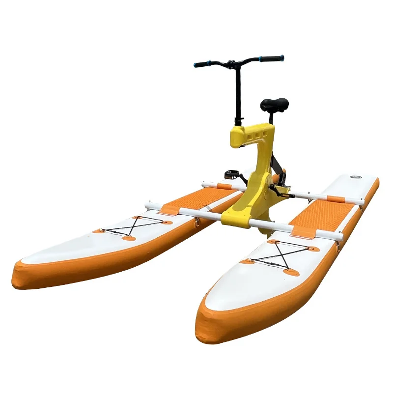 Floating Inflatable Hydro Waterbike Water Bicycle Bike Pedal Boats Floating Bicycle - COOLBABY