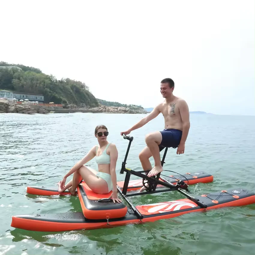 Single/double Person Person Water Inflatable Bicycle Water Pedal Bicycle Water Bike Sea Bike - COOLBABY