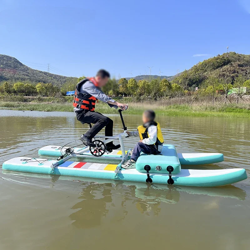 Single people aqua bicycle sports inflatable floating water bike Infla COOLBABY