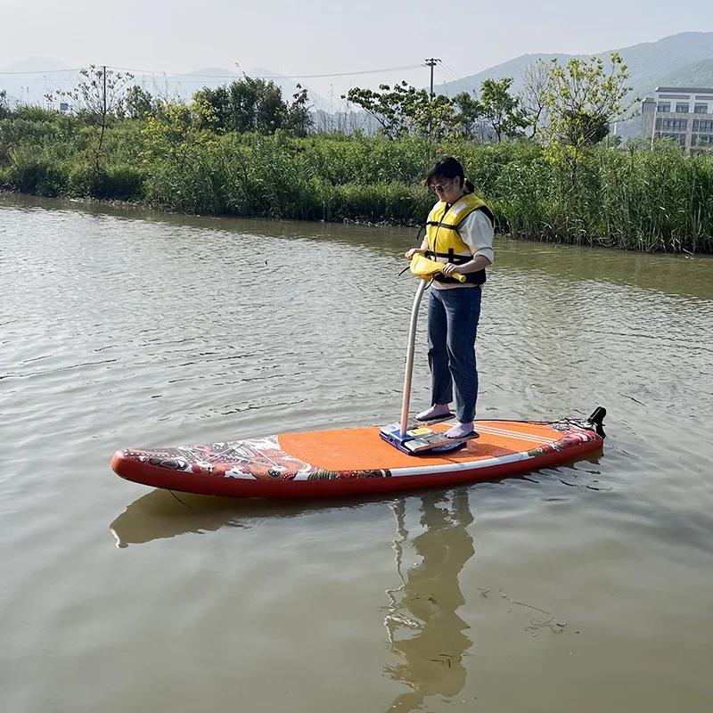 Foot surfboard SUP stand-up non-slip inflatable water paddle board with pedal drive - COOLBABY