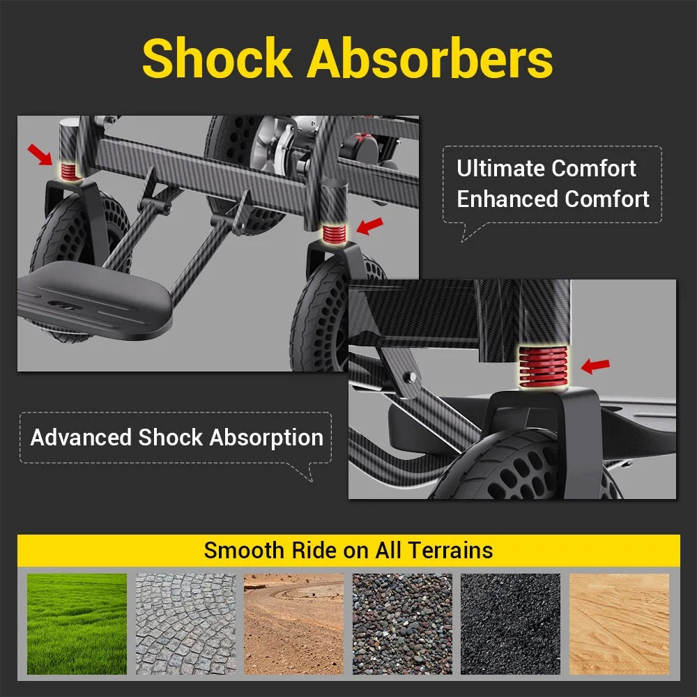 Ergonomic Electric Wheelchair Foldable Lightweight Elderly Scooter Portable Travel Wheelchair Airline Approved - COOLBABY