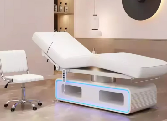 Multifunctional beauty salon adjustable medical facial bed 3 motors electric saloon massage Bed with Chair