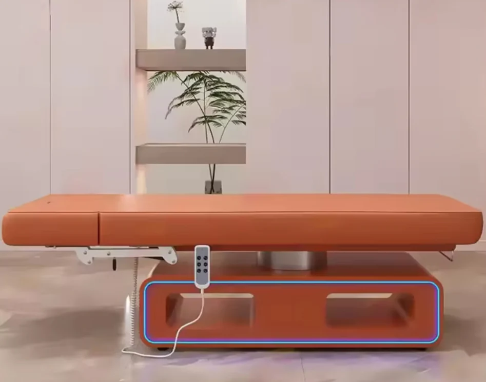 Multifunctional beauty salon adjustable medical facial bed 3 motors electric saloon massage Bed with Chair