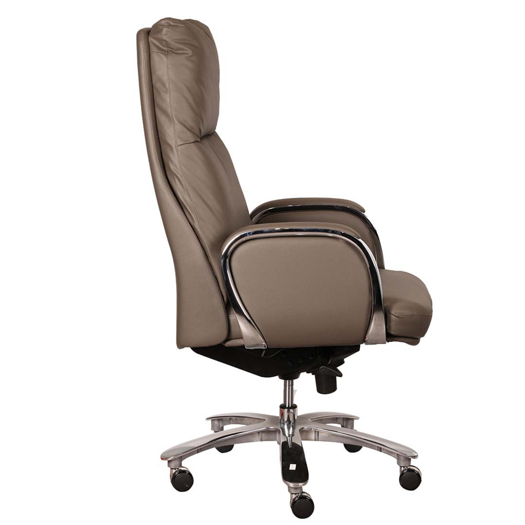 COOLBABY High Back Ergonomic Office Chair 1815-A with Pure Leather, Adjustable Height - COOLBABY