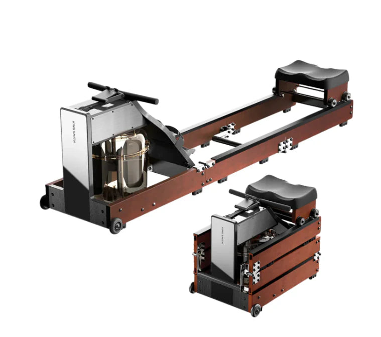 WM10 Trifold Water Rowing Machine | Foldable Water & Magnetic Rower with 32 Resistance Levels