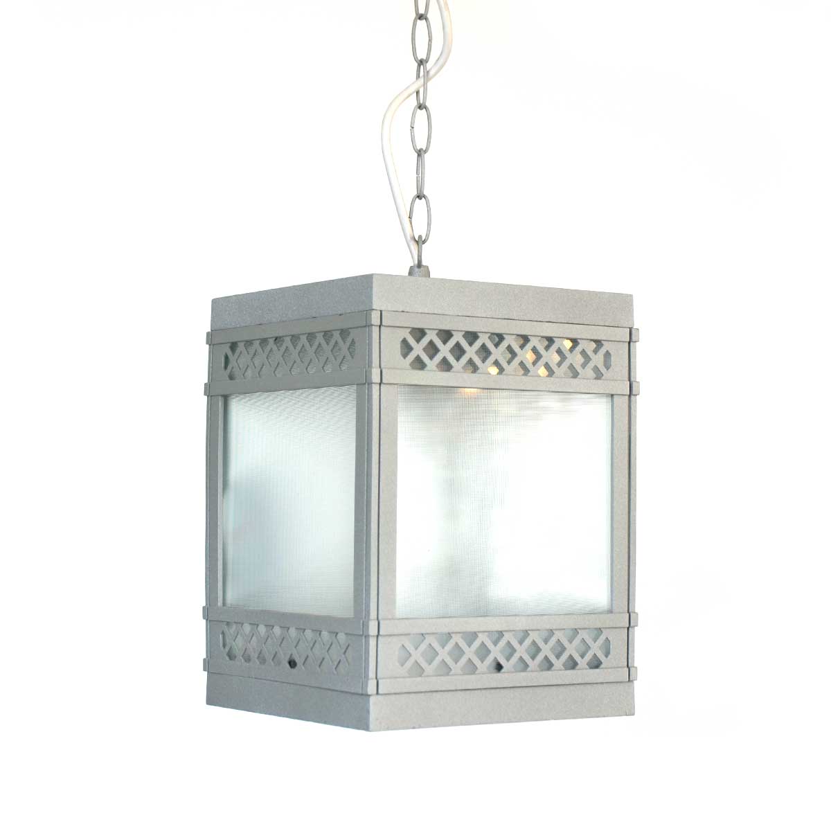 Outdoor Hanging Light - Silver