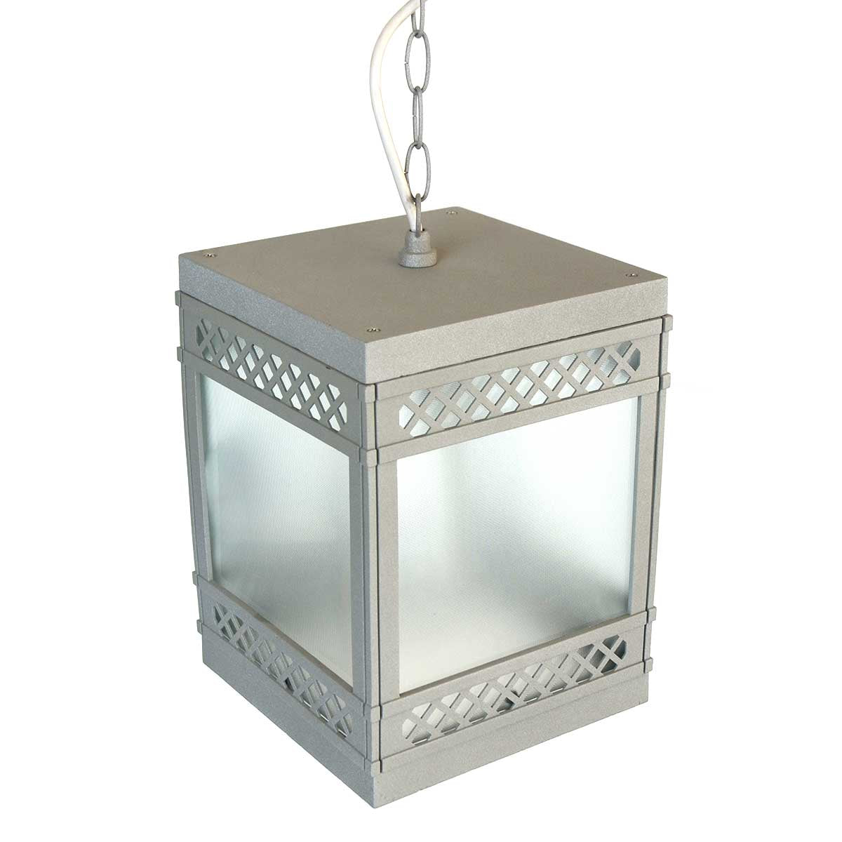 Outdoor Hanging Light - Silver