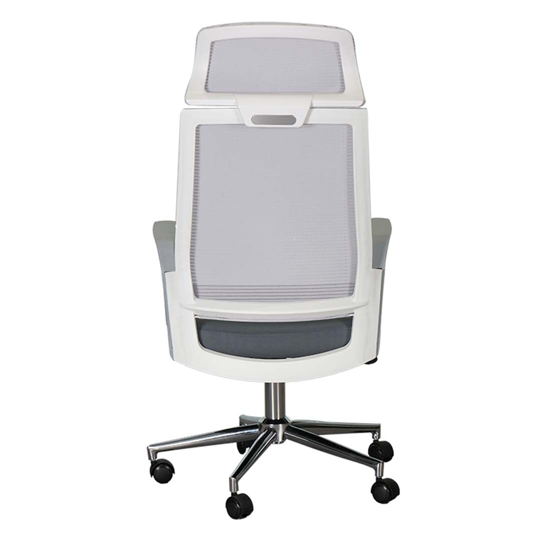 COOLBABY Ergonomic Grey High Back Office Chair with Breathable Mesh, Adjustable Height - COOLBABY