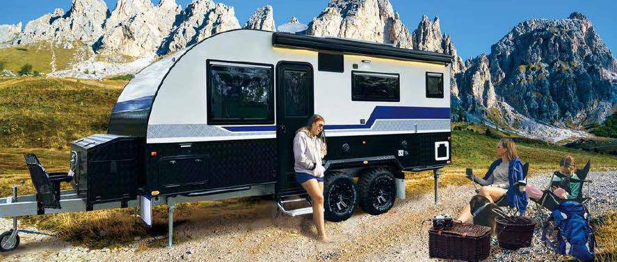 COOLBABY ECO-19A 19ft Luxury Offroad Caravan RV Camper - COOL BABY