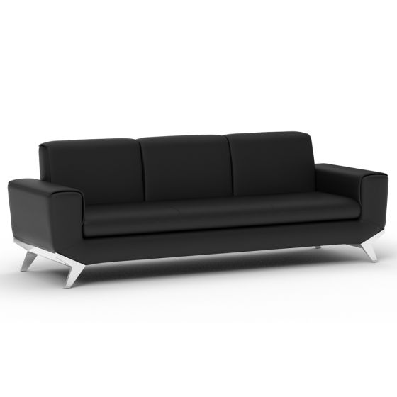 PU Leatherette Seater Sofa Modern Sofa Ideal for Home and Office - COOLBABY