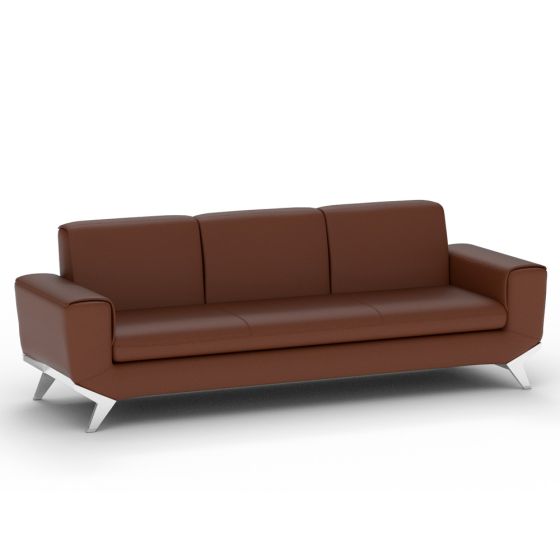 PU Leatherette Seater Sofa Modern Sofa Ideal for Home and Office - COOLBABY