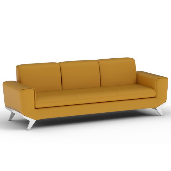 PU Leatherette Seater Sofa Modern Sofa Ideal for Home and Office - COOLBABY