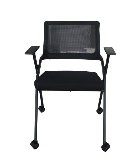 Folding Heavy Duty Chair with Wheels & Foldable Arm Tablet for Home | School | Study Chair - COOLBABY