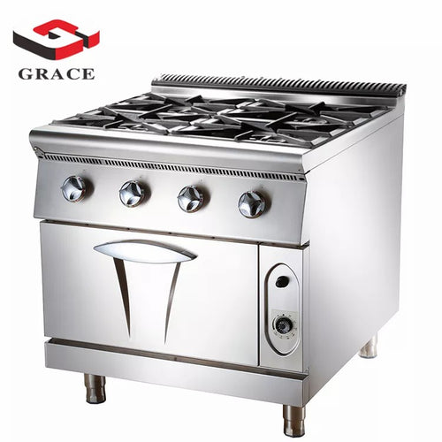 Standing Gas Cooker Oven 4 Burner Gas Cooking Rang With Oven Kitchen Gas Cooker With Oven - COOLBABY