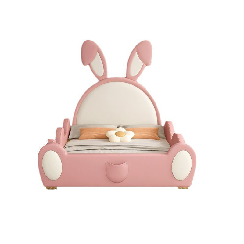 COOLBABY ZLJ1122 Children's Bed Girls Princess Bed Cartoon Rabbit Bed - COOLBABY