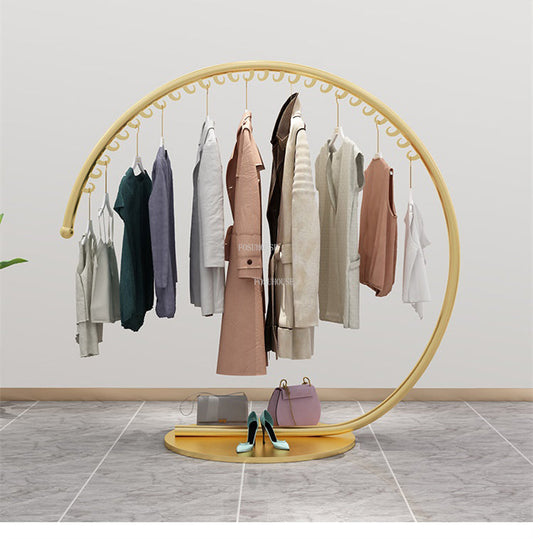 Clothes Hanger Space-Saver, Metal Garment Racks Heavy Duty - COOLBABY