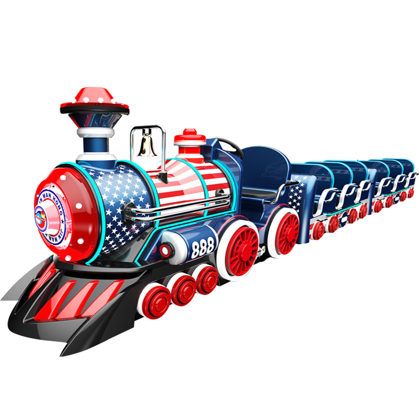 Entertainment Device Amusement Park Facilities Kiddie Ride On Car Kids Small Sightseeing Tourist Electric Train - COOLBABY