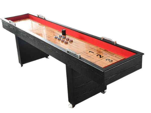 9ft Shuffleboard Table | MDF Surface Black PVC Finish Indoor Game Table