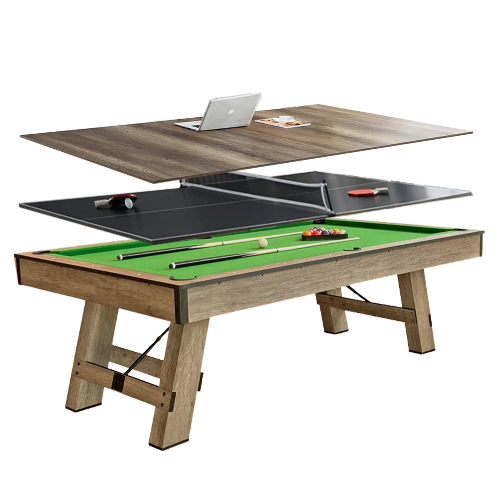 3 in One Snooker, Billiard Pool Table 8FT, Dining Billiard Table