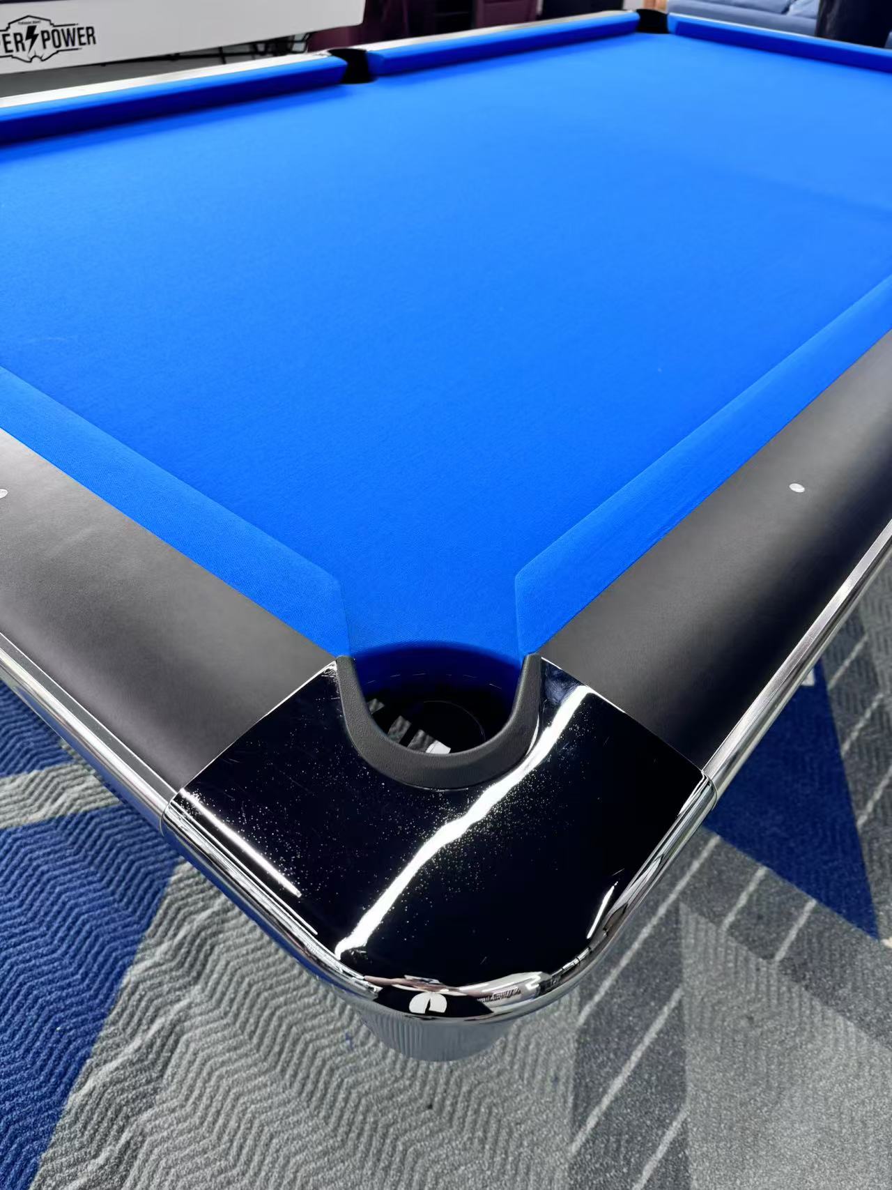 COOLBABY Indoor Luxury Pool Dining Billiards Table 9ft Slate Club Pool Tables Professional Snooker & Billiard Table - COOLBABY