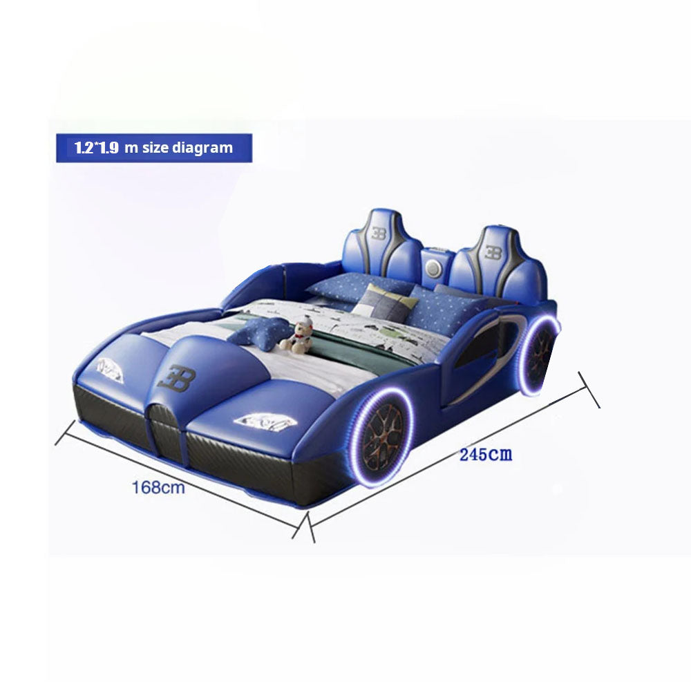 COOLBABY ETC1130 Children's Bed Boys Bed Car Style Single / Double Bed - COOLBABY