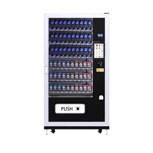 COOLBABY LE205B Smart Type Snacks & Cold Drinks Vending Machine with 10 inches Touch Screen - COOL BABY