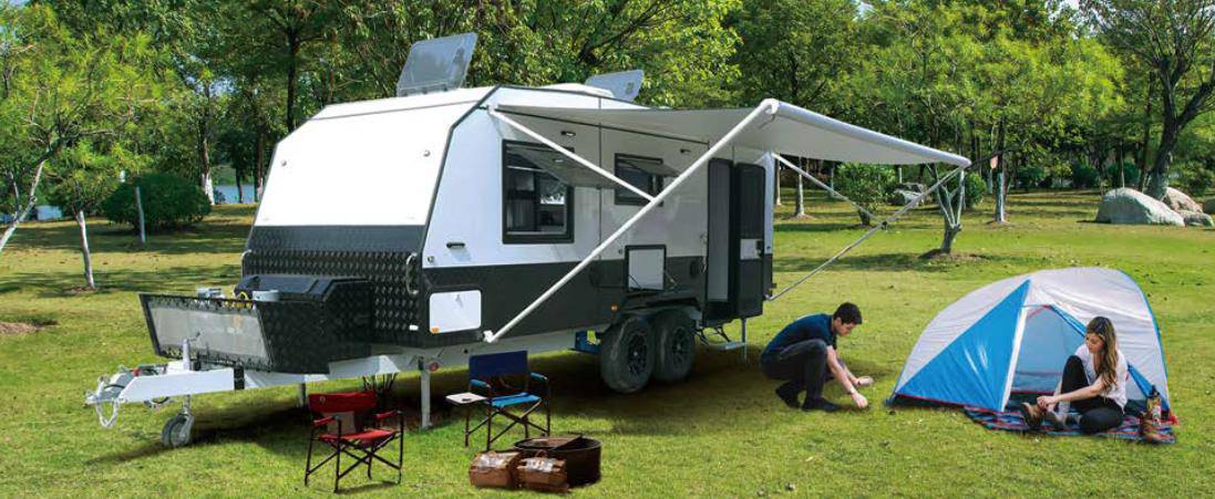 COOLBABY ECO-21A 21ft Luxury Offroad Caravan RV Camper - COOL BABY