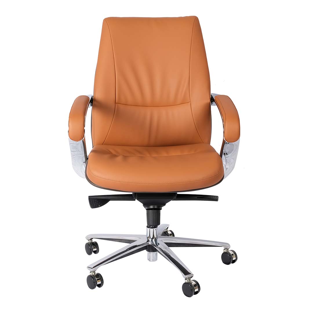 COOLBABY High-Back Ergonomic Office Chair 2302-B with Adjustable Height, Premium PU Leather & Padded Armrests - COOLBABY