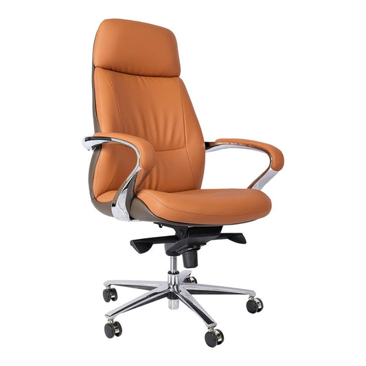 COOLBABY Ergonomic High Back Office Chair 2302-A with Premium PU Leather, Adjustable Height - COOLBABY