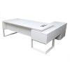 COOLBABY Executive Office Table 720-T01-2.4 - White | Premium 240cm Desk - COOLBABY