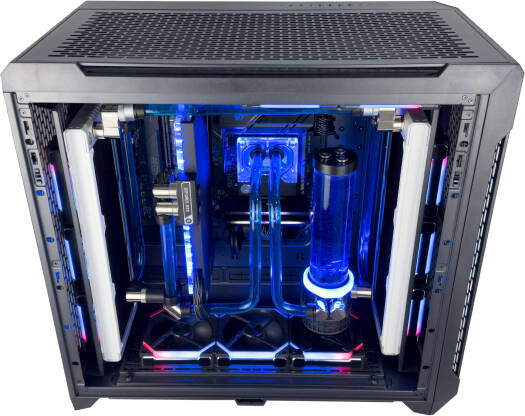 Ultimate Custom Water Cooling Build: AMD Ryzen 9 7900X3D, NVIDIA RTX 4090, 64GB DDR5 RAM, 4TB Gen 4 SSD, 1000W Gold PSU, Dual 360mm Radiators - COOLBABY