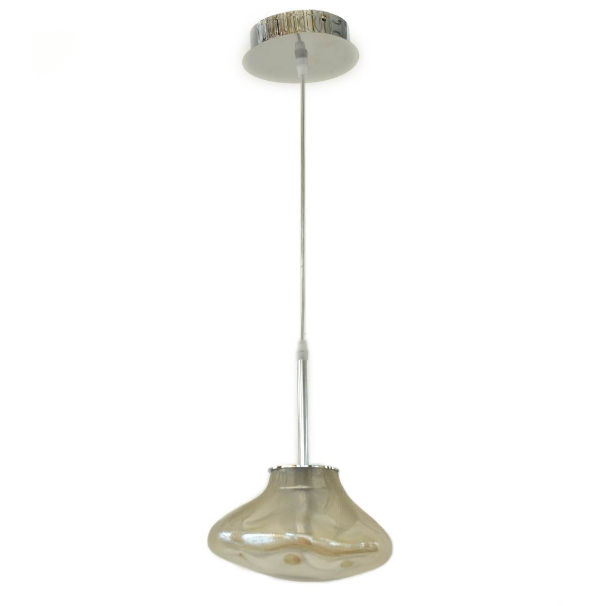 Modern Champagne Pendant Light - Transparent