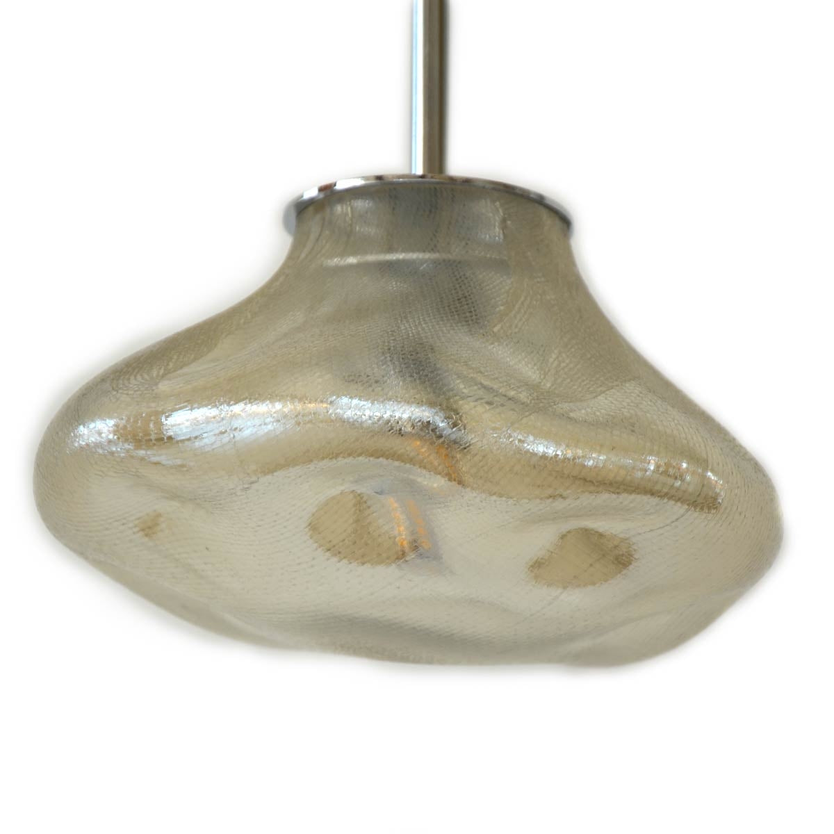 Modern Champagne Pendant Light - Transparent